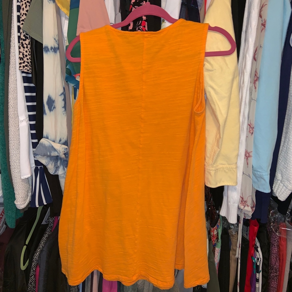 Tangerine Shift Dress - Picture 8 of 11